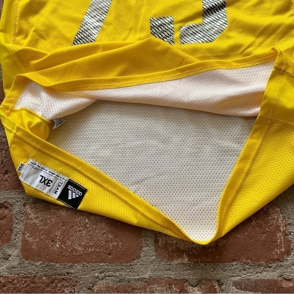 Army Football Adidas Game Uniform Jersey 3XL Mama #75 yellow, black, silver - Picture 12 of 15